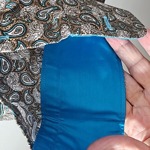 SIR,by Eddie Edward's mens Paisley shirt size large. Contrast cuffs and colar. - Picture 4 of 8